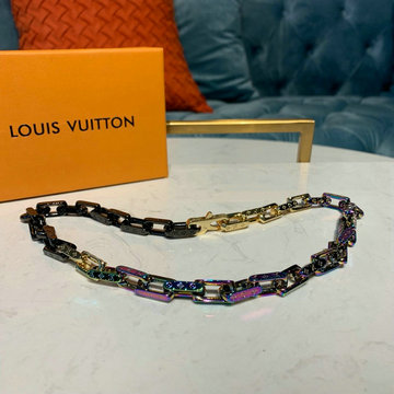 ルイヴィトン LOUISVUITTON  057-M68241 2019年最新入荷 モノグラムカラー チェーン ネックレス