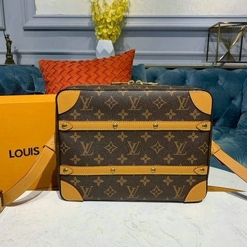 商品名称：ルイヴィトン LOUISVUITTON 2019年最新入荷 ソフトトランク メッセンジャー PM 斜め掛け ショルダーバッグ モノグラムキャンパス