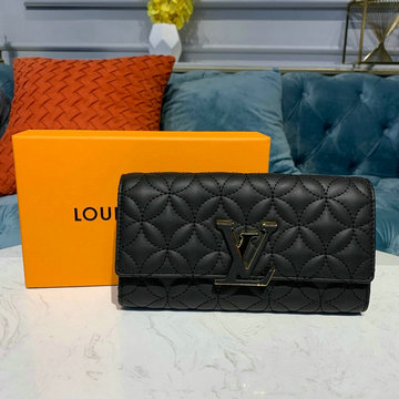 商品名称：ルイヴィトン LOUISVUITTON  057-M68590 2019年最新入荷 ポルトフォイユ カプシーヌ 二つ折り長財布 ロングウォレット 小銭入れ 札入れ ラムスキン