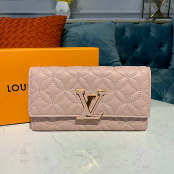 商品名称：ルイヴィトン LOUISVUITTON  057-M68590F 2019年最新入荷 ポルトフォイユ カプシーヌ 二つ折り長財布 ロングウォレット 小銭入れ 札入れ ラムスキン