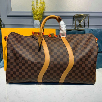 ルイヴィトン LOUISVUITTON  057-N44474C 2019年最新入荷 キーポル50 ボストンバッグ トラベルバッグ 旅行かばん ダミエエベヌキャンパス