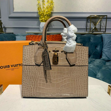 ルイヴィトン LOUISVUITTON   057-N92515EH 2019年最新入荷 シティ スティーマー トップハンドルバッグ 2way ショルダーバッグ カーフレザー