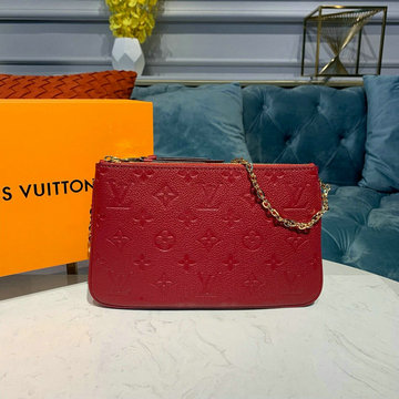 商品名称：ルイヴィトン LOUISVUITTON  057-M68574 2019年最新入荷 ポシェット ドゥーブル ジップウォレット チェーンウォレット ショルダーバッグ モノグラムアンプラント