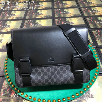 グッチ GUCCI  057-GG406367QK 2019年最新入荷 メッセンジャー ショルダーバッグ 斜め掛け メンズバッグ フラップ付き ビジネス 通勤 通学