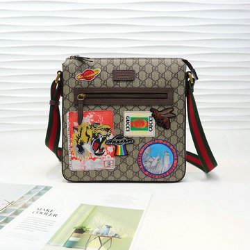 グッチ GUCCI  057-GG406408C 2019年最新入荷 メッセンジャー ショルダーバッグ 斜め掛け メンズバッグ ビジネス 通勤 通学