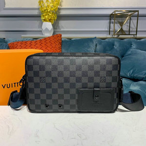 ルイヴィトン LOUISVUITTON  057-N40188 2019年最新入荷 アルファ メッセンジャー 斜め掛け ショルダーバッグ メンズバッグ ダミエグラフィットキャンパス