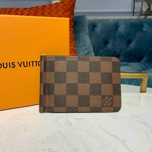ルイヴィトン LOUISVUITTON  057-N61000C 2019年最新入荷 ポルトフォイユ パンス 二つ折り短財布 マネークリップ カードケース ダミエキャンパス