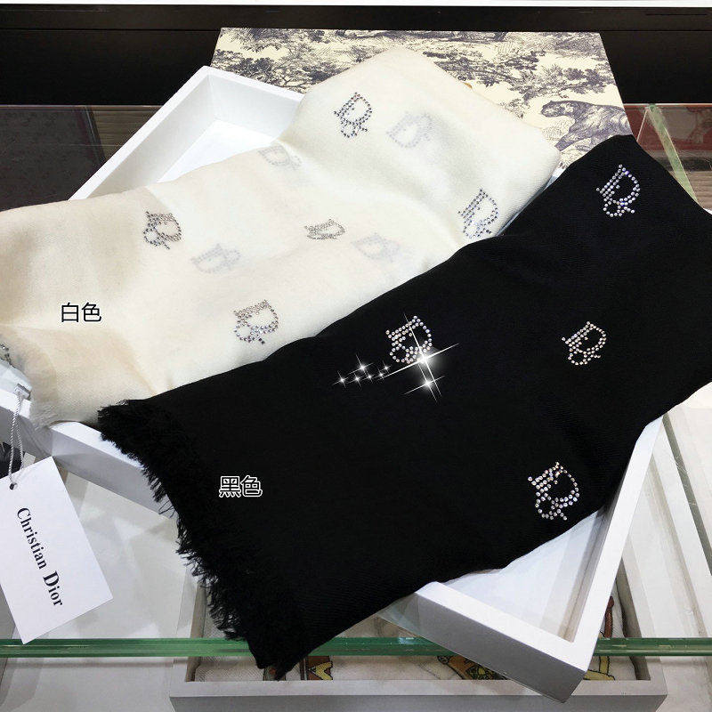 クリスチャンディオール CHRISTIAN DIOR  AN-WJCD19012 2019年最新入荷 マフラー ショール ストール カシミヤ