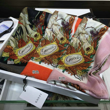 グッチ GUCCI  AN-WJGG19023 2019年最新入荷 マフラー ショール ストール カシミヤ