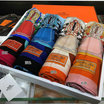エルメス HERMES  AN-WJHE19018 2019年最新入荷 マフラー ショール ストール カシミヤ