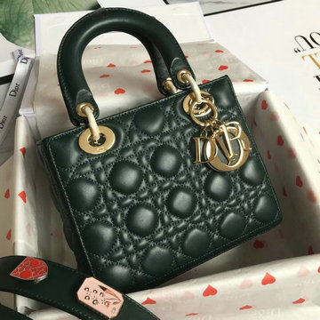 クリスチャンディオール CHRISTIAN DIOR  JS-CD00859G2019年最新入荷 My Lady Dior Lucky bag ハンドバッグ 2way ショルダーバッグ ラムスキン