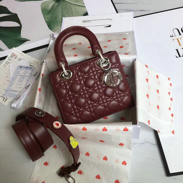 クリスチャンディオール CHRISTIAN DIOR  JS-CD00859YJ 2019年最新入荷 My Lady Lucky bag ハンドバッグ ショルダーバッグ ラムスキン