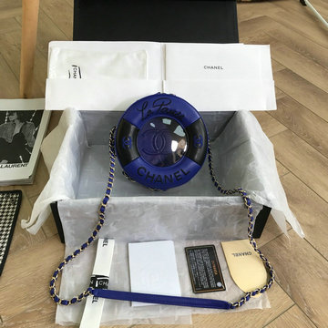 シャネル CHANEL  JS-CH0209L 2019年最新入荷 チェーン クラッチ 斜め掛けショルダーバッグ 浮き輪 ラウンドバッグ