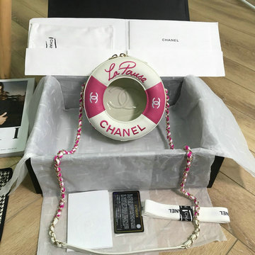 商品名称：シャネル CHANEL JS-CH0209M  2019年最新入荷 チェーン クラッチ 斜め掛けショルダーバッグ 浮き輪 ラウンドバッグ