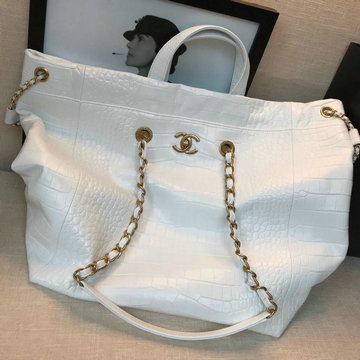 商品名称：シャネル CHANEL  JS-CH0801B 2019年最新入荷 ラージ ショッピングバッグ ハンドバッグ トートバッグ クロコダイル