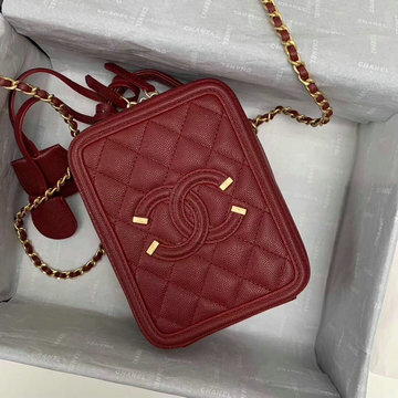 商品名称：シャネル CHANEL  JS-CH0988JH 2019年最新入荷 ヴァニティー ケース 斜め掛け ショルダーバッグ ラムスキン 化粧かばん