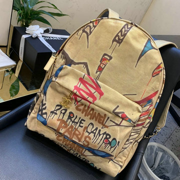 シャネル CHANEL JS-CH0867  2019年最新入荷 マキシ バックパック レディース リュック リュックサック カーフスキン コットン