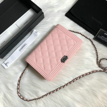 シャネル CHANEL JS-CH80287QYF  2019年最新入荷 クラシック チェーン ウォレット キャバスキン 斜め掛けショルダーバッグ