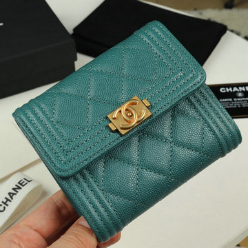商品名称：シャネル CHANEL  JS-CH80734M  2019年最新入荷 boy フラップウォレット 三つ折り短財布 ショートウォレット カードケース 札入れ