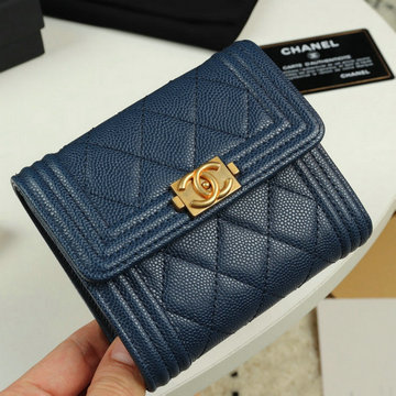シャネル CHANEL  JS-CH80734S 2019年最新入荷 boy フラップウォレット 三つ折り短財布 ショートウォレット カードケース 札入れ