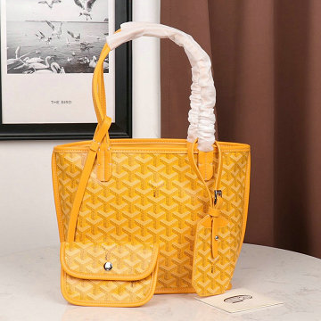 ゴヤール GOYARD  BX-GY2320YL 2019年最新入荷 サンルイジュニア トートバッグ ハンドバッグ ミニサイズ コーティングキャンバス レザー
