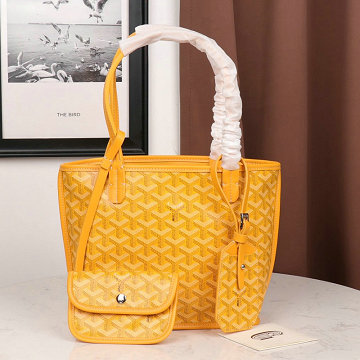 商品名称：ゴヤール GOYARD  BX-GY2320YL 2019年最新入荷 サンルイジュニア トートバッグ ハンドバッグ ミニサイズ コーティングキャンバス レザー