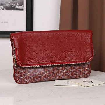 ゴヤール GOYARD  BX-GY20169 2019年新色入荷 クラッチバッグ 手持ちかばん ポーチ コーティングキャンバス レザー