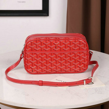 ゴヤール GOYARD  BX-GY20172RD 2019年新色入荷 カップヴェール バッグ 斜め掛け ショルダーバッグ コーティングキャンバス レザー