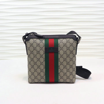 グッチ GUCCI    057-GG471454X 2019 年最新入荷 ウェブ GGスプリーム フラット メッセンジャーバッグ 斜め掛け ショルダーバッグ