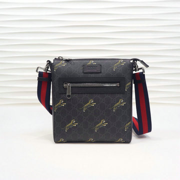 グッチ GUCCI  057-GG523599KM 2019年最新入荷 GGスプリーム スモール メッセンジャーバッグ 斜め掛け ショルダーバッグ 黒