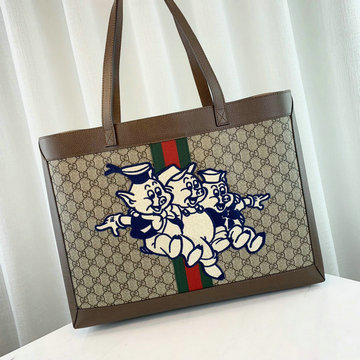 グッチ GUCCI  057-GG547947H 2019年最新入荷 オフィディア 三匹の子ぶた GG トートバッグ ハンドバッグ ショッピングバッグ