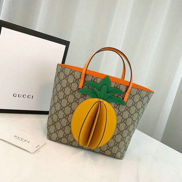 グッチ GUCCI  057-GG580840 2019年最新入荷 チルドレンズ パイナップル GG トートバッグ ハンドバッグ キャンパス