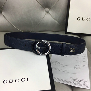 グッチ GUCCI  057-GG474311GG 2019年最新入荷 ベルト ダブルG バックル レザー