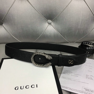 商品名称：グッチ GUCCI  057-G474311T 2019年最新入荷 ベルト ダブルG バックル 幅4cm レザー