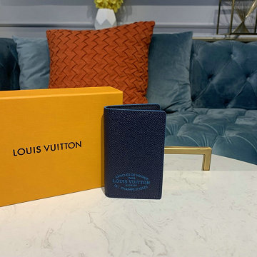 ルイヴィトン LOUISVUITTON  057-M30377 2019年最新入荷 オーガナイザー ドゥ ポッシュ カードケース タイガレザー ブルーマリーヌ