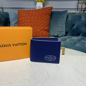 ルイヴィトン LOUISVUITTON  057-M30383 2019年最新入荷 ポルトフォイユ ミュルティプル ショートウォレット 二つ折り短財布 タイガレザー