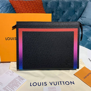 商品名称：ルイヴィトン LOUISVUITTON  057-M30675 2019年最新入荷 ポシェット ヴォワヤー クラッチバッグ 手持ちかばん メンズ ポーチ タイガレザー