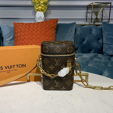 商品名称：ルイヴィトン LOUISVUITTON  057-M44914 2019年最新入荷 フォーンボックス 斜め掛け ショルダーバッグ ミニ バケットバッグ モノグラムキャンパス