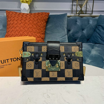 ルイヴィトン LOUISVUITTON  057-M53253 2019年最新入荷 プティット マル トランク 斜め掛け ショルダーバッグ モノグラム リバース キャンバス カーフレザー