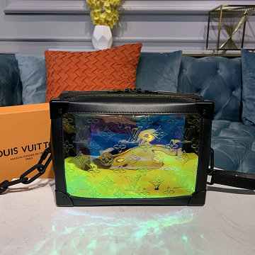 ルイヴィトン LOUISVUITTON  057-M53288  2019年最新入荷 ソフトトランク 斜め掛け ショルダーバッグ トリヨン モノグラム レザー 黒