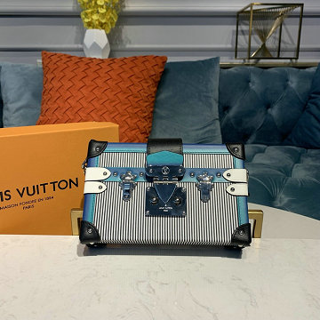 ルイヴィトン LOUISVUITTON  057-M53847 2019年最新入荷 プティット マル トランク 斜め掛け ショルダーバッグ モノグラム リバース キャンバス カーフレザー