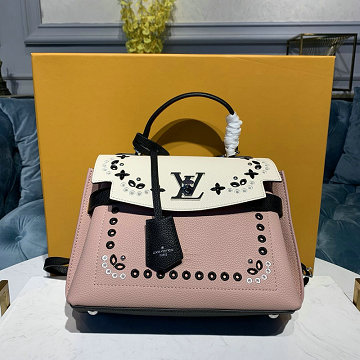 ルイヴィトン LOUISVUITTON  057-M53952 2019年最新入荷 ロックミー エヴァー BB トップハンドルバッグ 2way ショルダーバッグ ソフトカーフレザー
