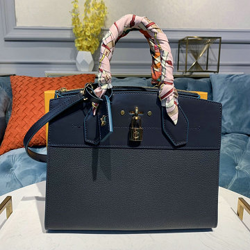 ルイヴィトン LOUISVUITTON 057-M55347　2019年最新入荷 シティ スティーマー PM トップハンドルバッグ 2way ショルダーバッグ レディースかばん グレインカーフレザー