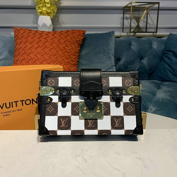 ルイヴィトン LOUISVUITTON  057-M55519B 2019年最新入荷 プティット マル トランク 斜め掛け ショルダーバッグ モノグラム リバース キャンバス カーフレザー