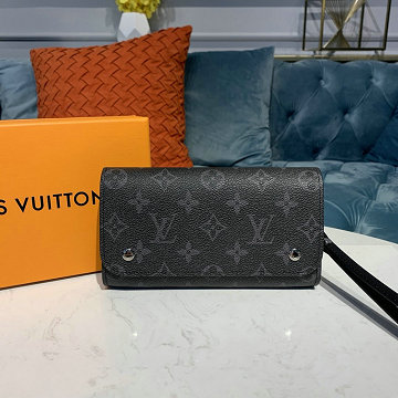 ルイヴィトン LOUISVUITTON  057-M58080K 2019年最新入荷 手持ちかばん ストラップ付き ウォレット モノグラム エクリプス キャンバス