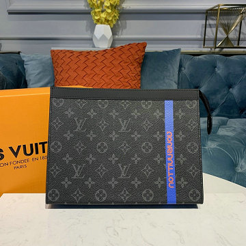 商品名称：ルイヴィトン LOUISVUITTON  057-M61692TL 2019年最新入荷 ポシェット ヴォワヤージュ 手持ちかばん ポーチ モノグラム エクリプス キャンバス