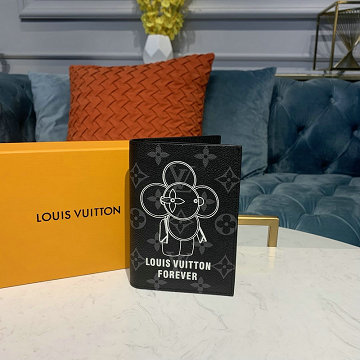 ルイヴィトン LOUISVUITTON 2019年最新入荷 クーヴェルテュール パスポール NM パスポートケース マスコットプリント モノグラムエクリプス