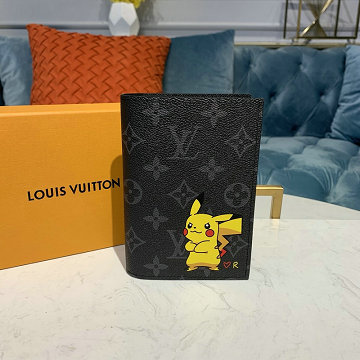 ルイヴィトン LOUISVUITTON  057-M64501P  2019年最新入荷 クーヴェルテュール パスポール NM パスポートケース マスコットプリント モノグラムエクリプス
