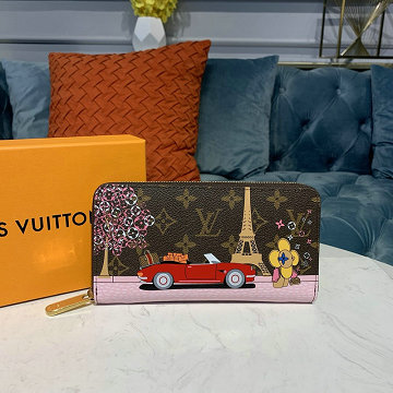 商品名称：ルイヴィトン LOUISVUITTON 057-M68487  2019年最新入荷 ジッピー ウォレット ラウンドファスナー長財布 小銭入れ ロングウォレット モノグラムキャンパス