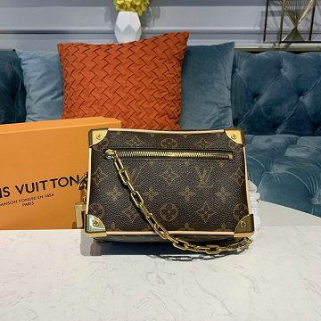 商品名称：ルイヴィトン LOUISVUITTON  057-M68906 2019年最新入荷 ミニ ソフトトランク 斜め掛け ショルダーバッグ スクエアバッグ モノグラムキャンパス
